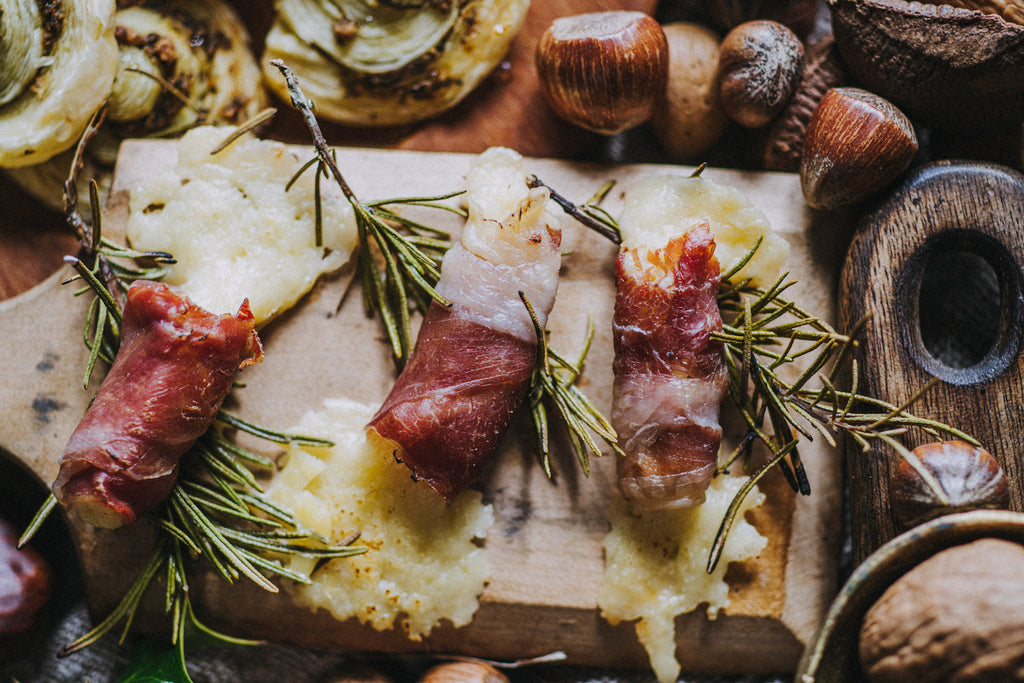 Smoked Cheddar, Prosciutto & Rosemary Bites Recipe | Quicke's