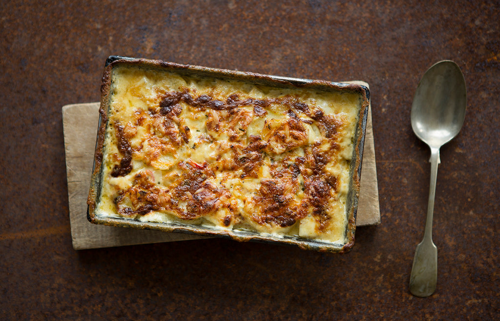Cheddar, Celeriac and Potato Dauphinois Recipe | Quicke's