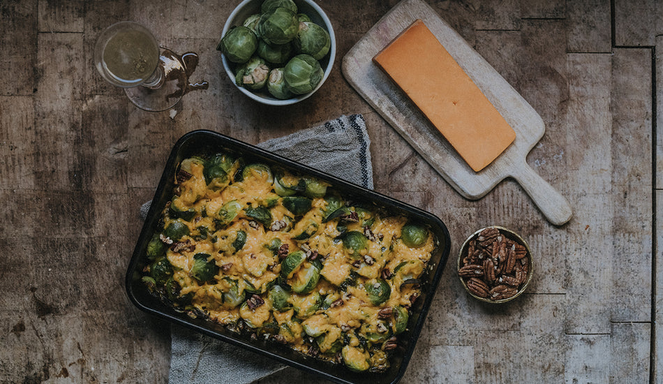 Cheesy Roasted Sprouts Recipe