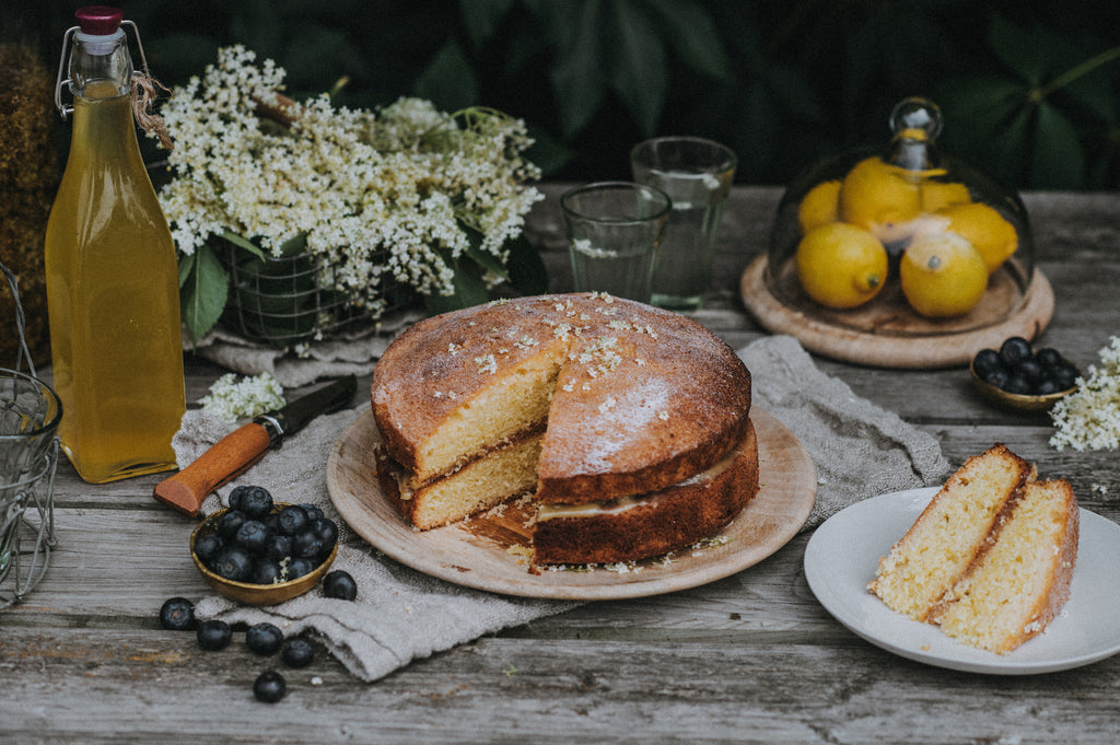 Elderflower & Lemon Drizzle Cake Recipe | Quicke's