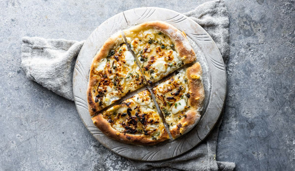 Goat's Cheese, Honey & Thyme Pizza