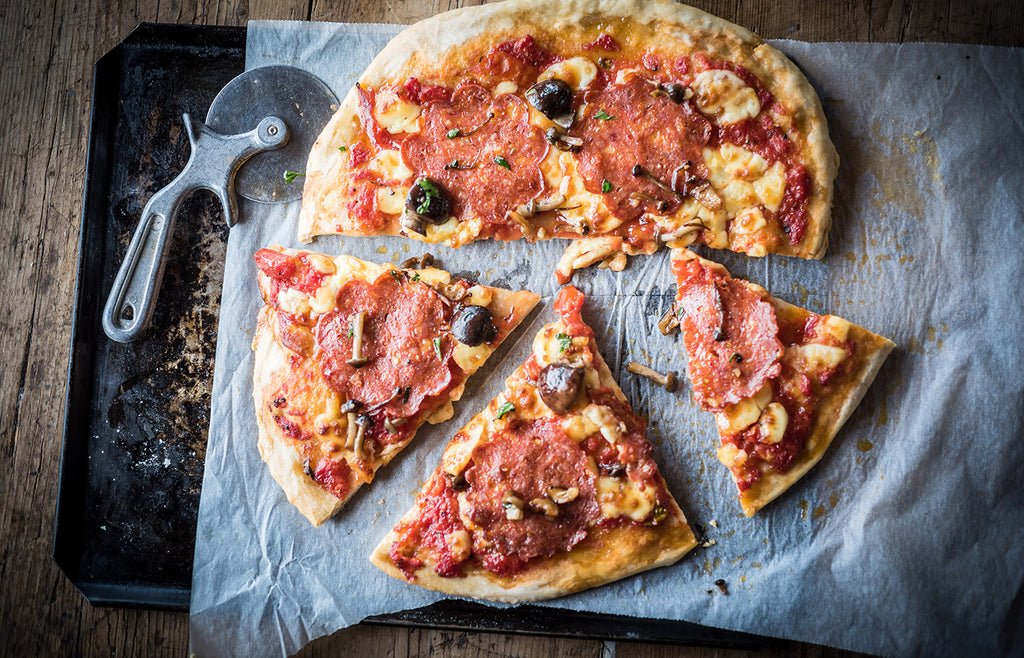 Wild Mushroom and Cheese Pizza Recipe | Quicke's