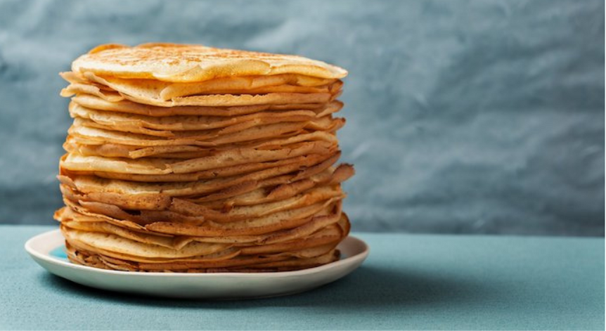 Rose and Clotted Cream Pancakes