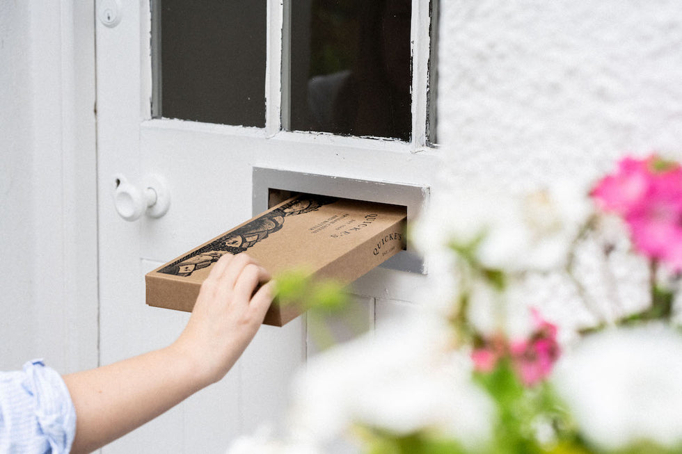 Quicke's letterbox cheese hamper