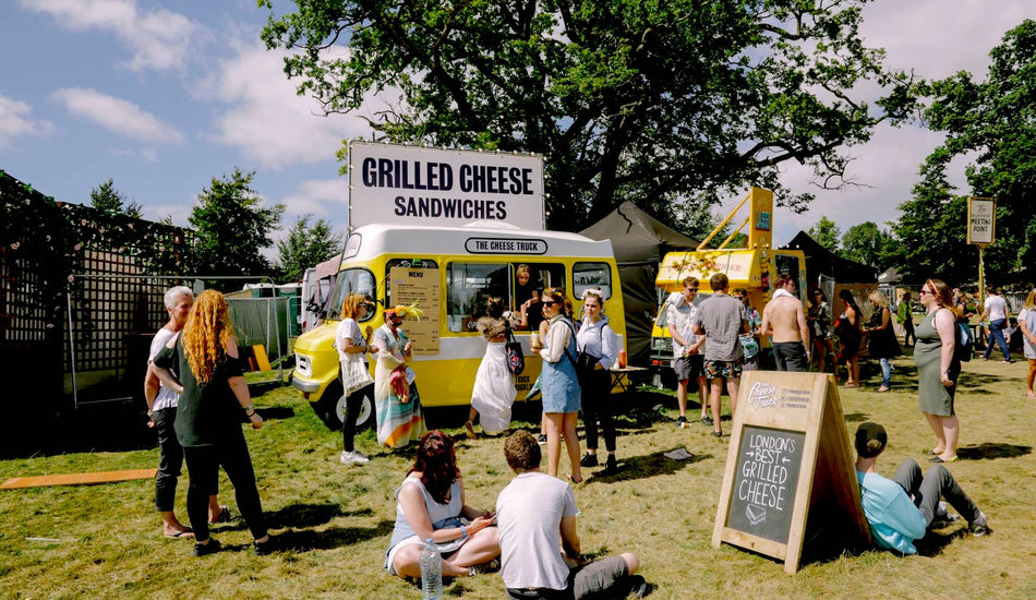 Quicke's on the menu: The Cheese Truck at The Big Feastival