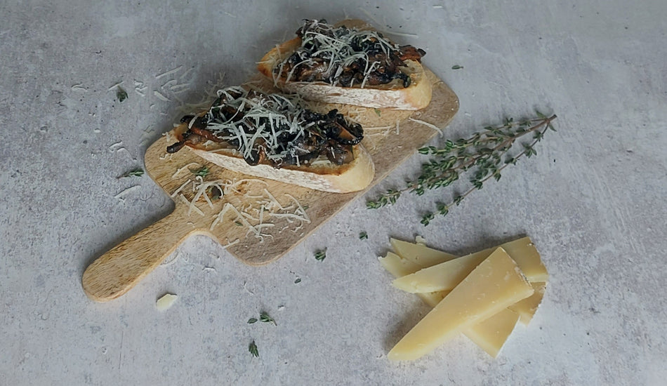 Balsamic Mushrooms on Toast