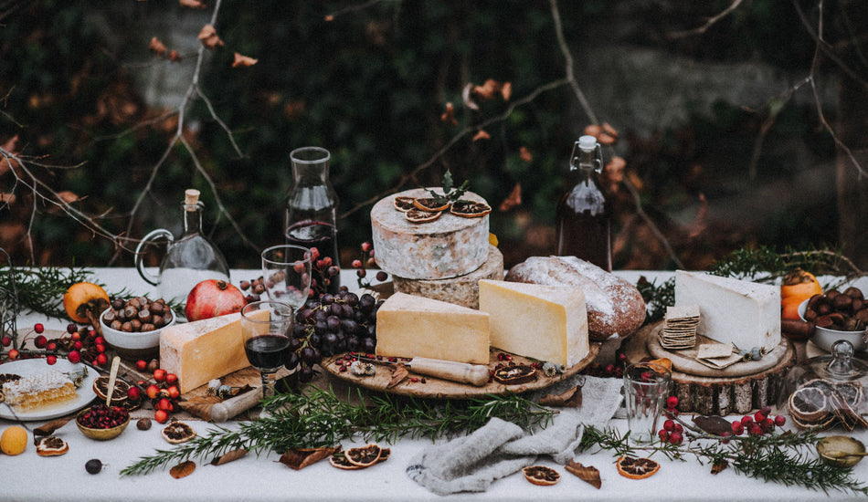 How to style a Christmas cheese spread