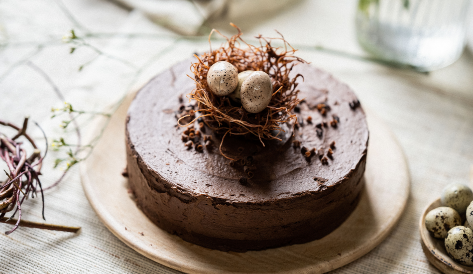 Double Chocolate Easter Nest Cake