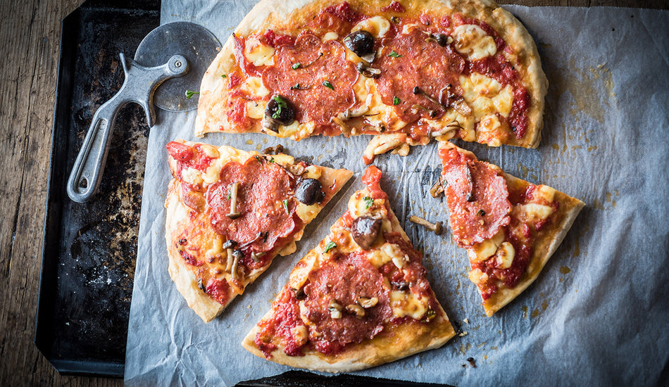 Wild Mushroom and Cheese Pizza Recipe