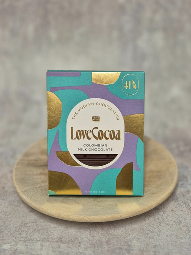 Love Cocoa Milk Chocolate 41% 75g Bar