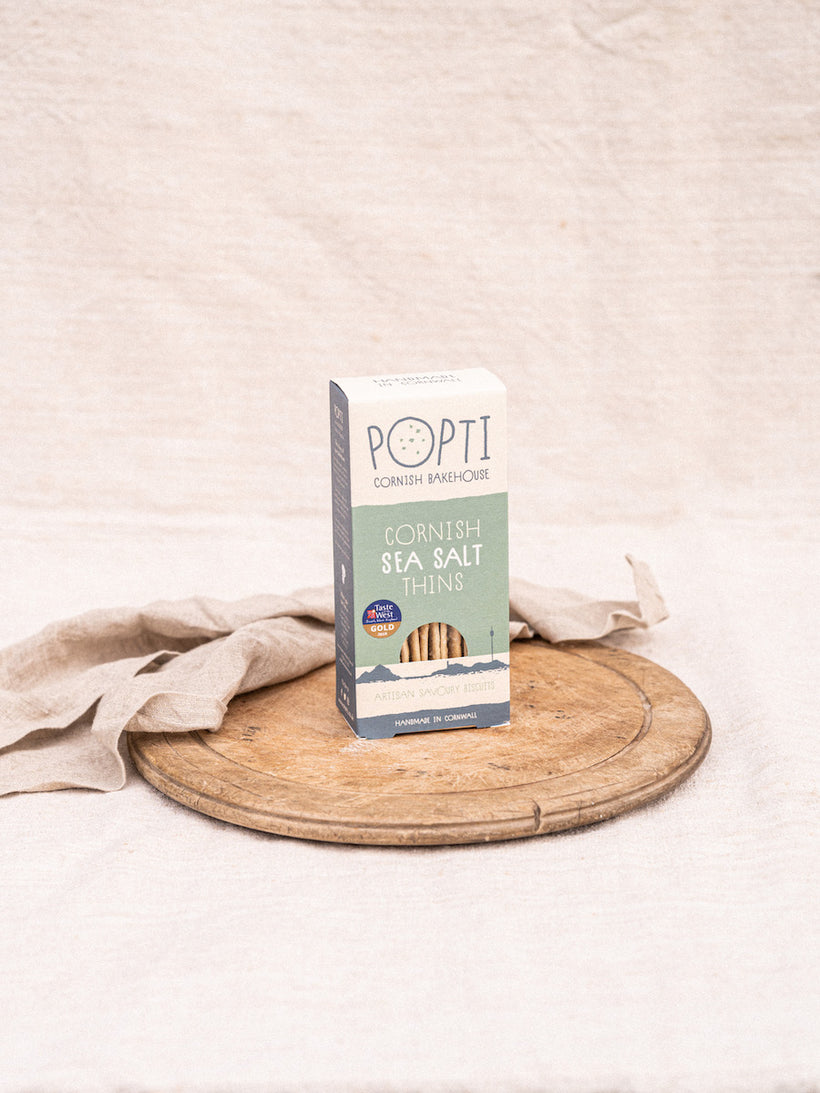 Popti Cornish Sea Salt Thins