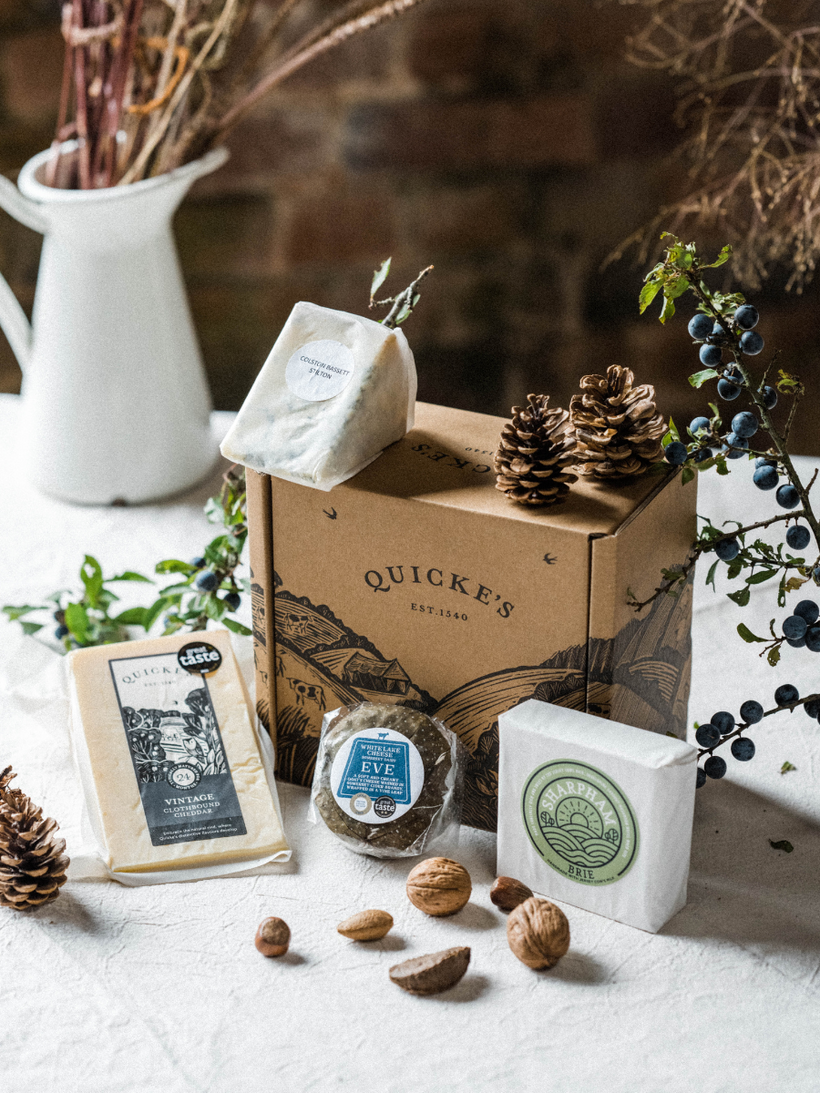 Winter Farmstead Cheese box festive feel